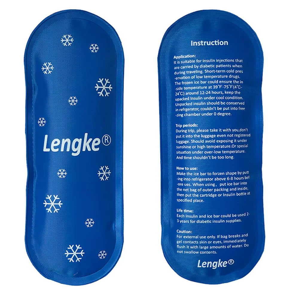 Portable Reusable Injection Pen Cooling Bag Ice Pack for Travel Cases