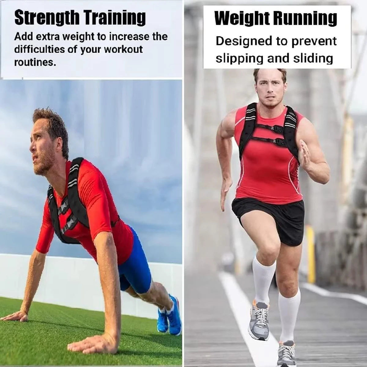 Weighted Vest (Multiple Weight Options)