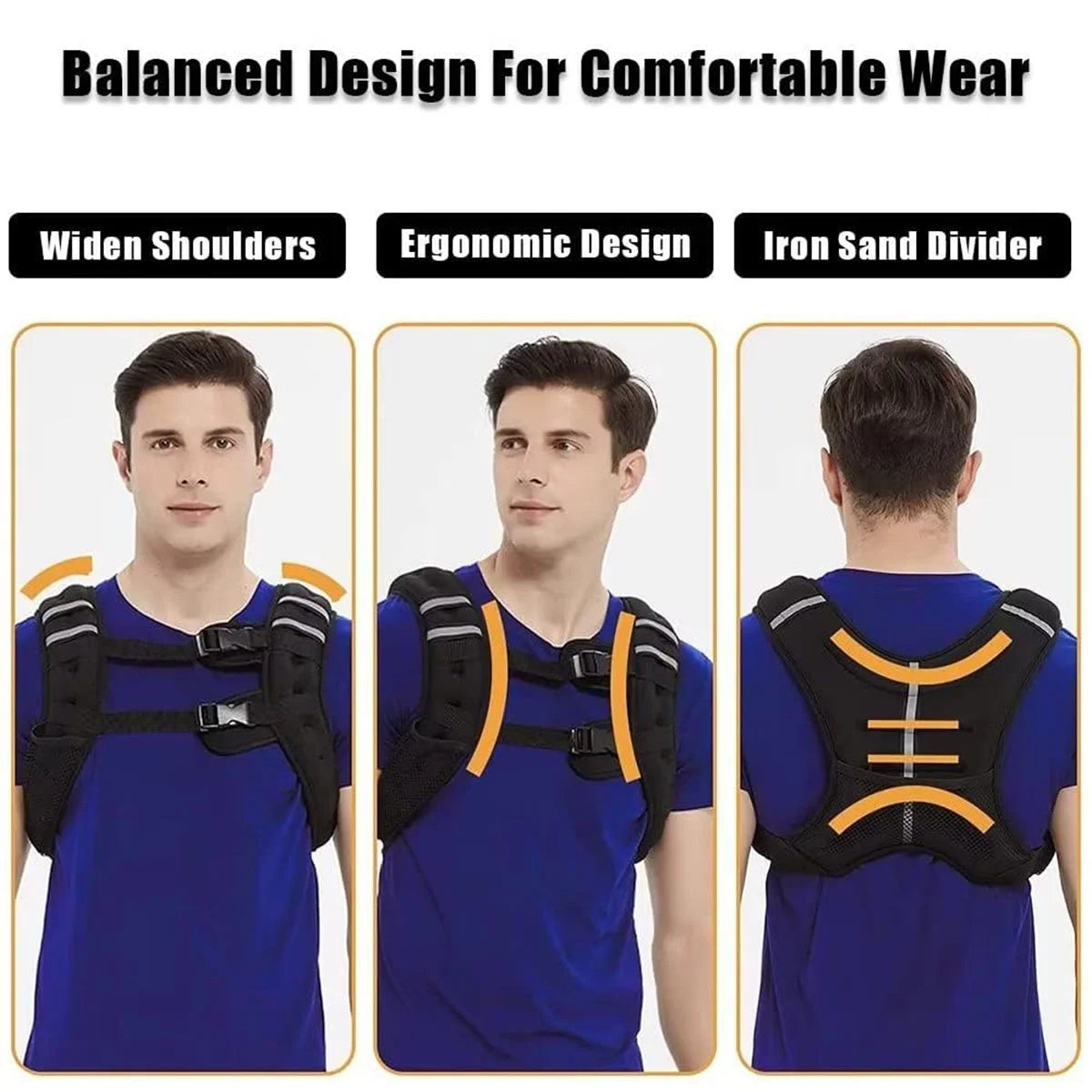 Weighted Vest (Multiple Weight Options)