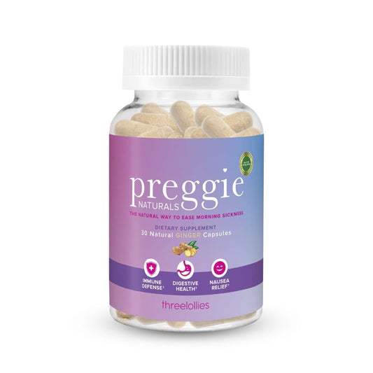Ginger Capsules - Nausea Relief Supplement