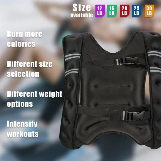 Weighted Vest (Multiple Weight Options)